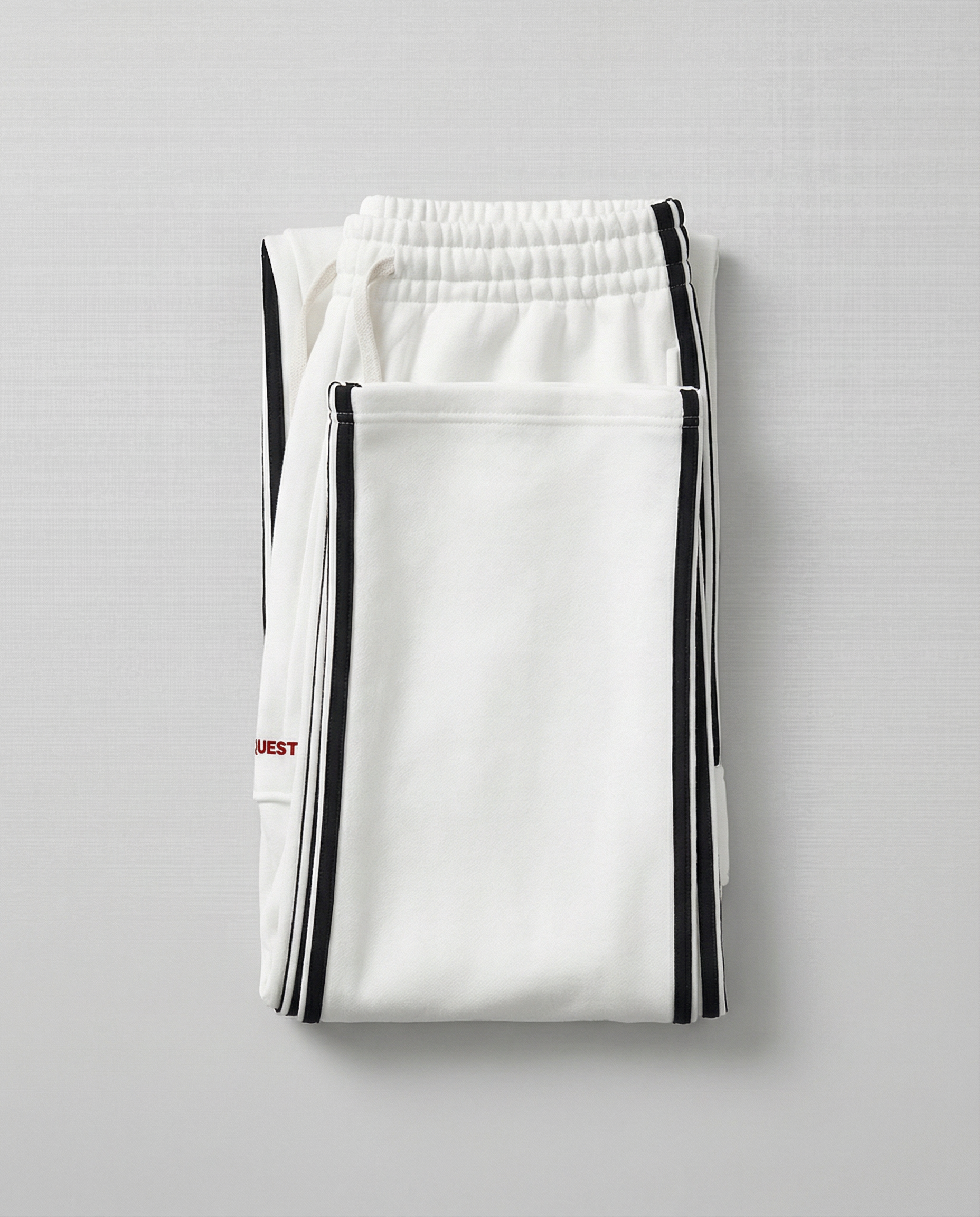 Side Stripe Straight Jogger-Warrior Quest Red Edition
